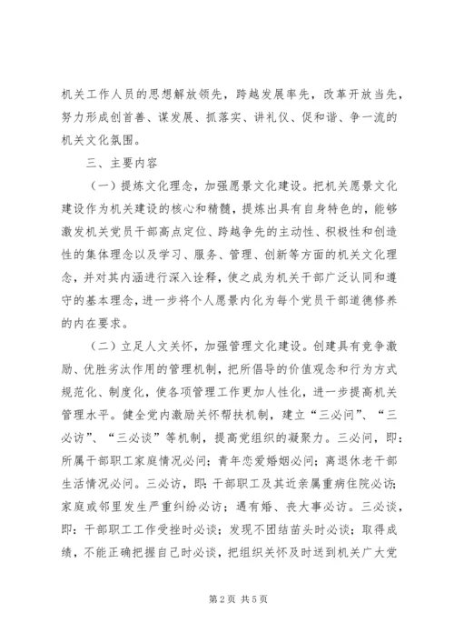 计生局加强文化建设实施方案.docx