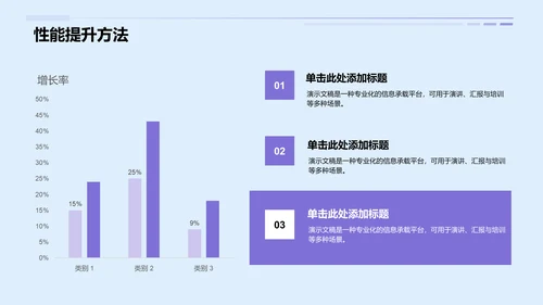 蓝色简约风通用行业工作计划PPT模板