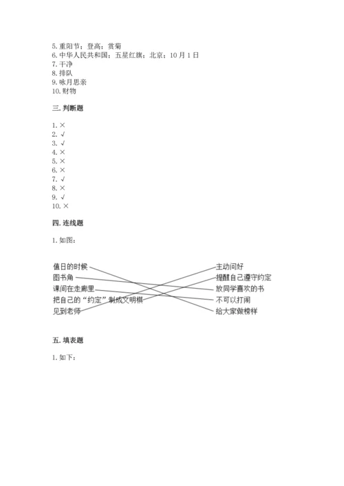 部编版二年级上册道德与法治期末测试卷汇编.docx