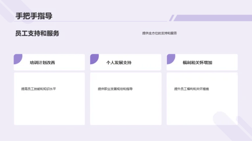 紫色创意人资行政部门年终总结PPT模板