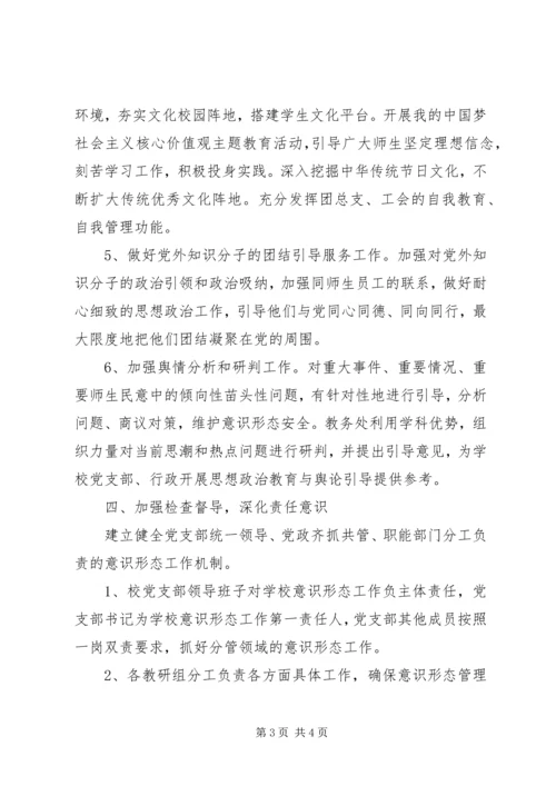 学校党支部关于落实意识形态工作责任制实施方案 (2).docx