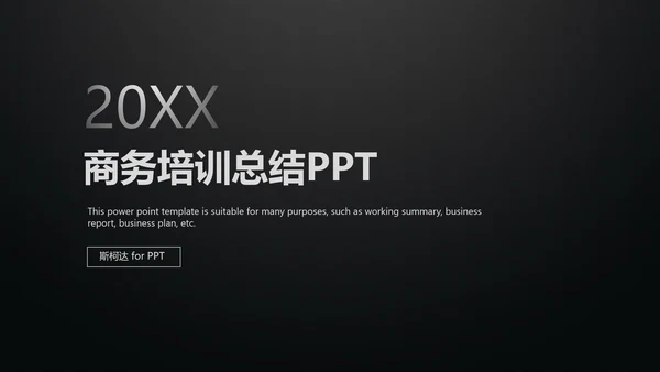 黑金轻奢商业计划书通用PPT模版