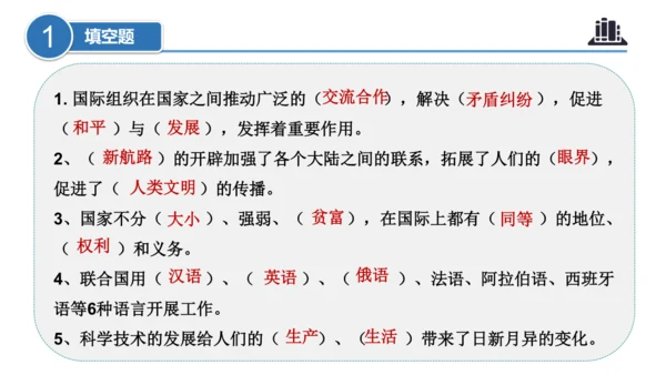 第四单元（复习课件）-六年级道德与法治下学期期末核心考点集训（统编版）