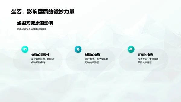 学生健康习惯培养PPT模板