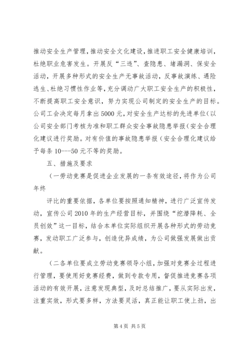 节能降耗劳动竞赛活动方案(精).docx