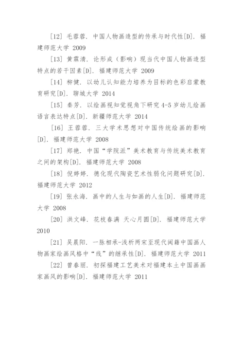 美术教育论文参考文献精编.docx