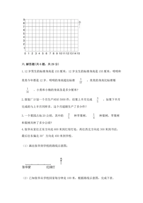 人教版六年级上册数学期中测试卷精品【必刷】.docx