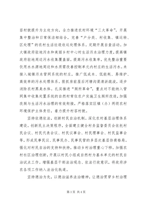 乡镇实施乡村振兴战略心得体会.docx