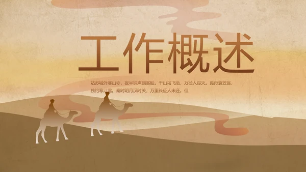 新疆风情西域文化旅游圣地动态PPT