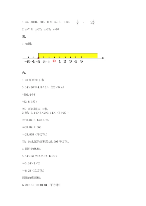 青岛版数学小升初模拟试卷【典优】.docx
