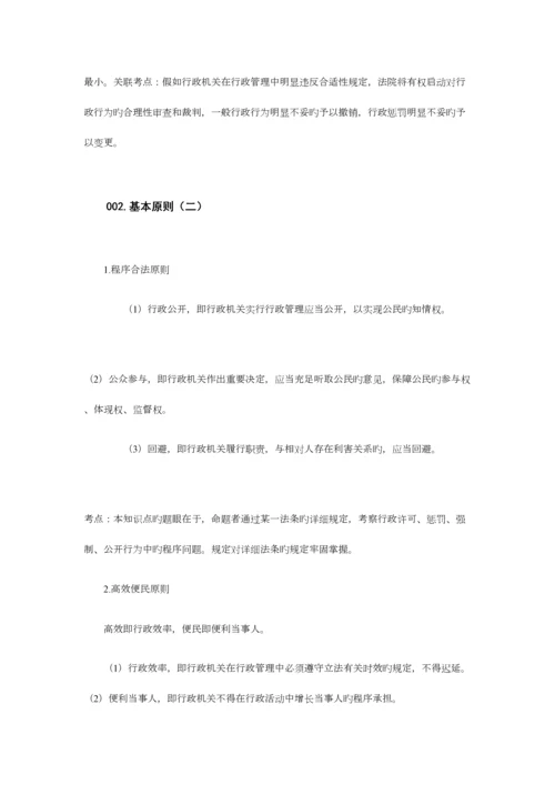 2023年行政法知识点总结.docx