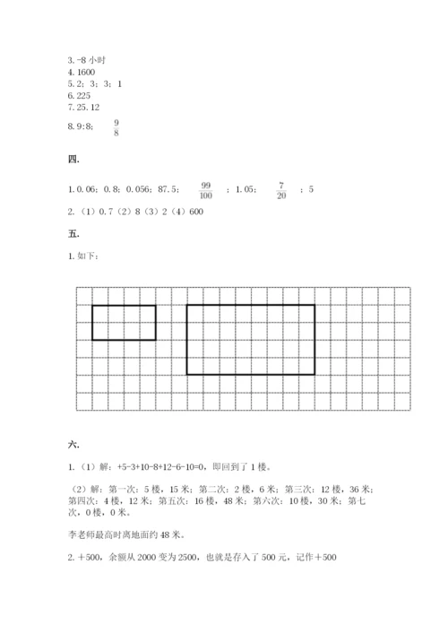 最新版贵州省贵阳市小升初数学试卷附答案（研优卷）.docx