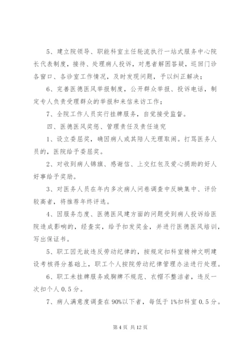 XX医院医德医风领导小组制度及职责.docx