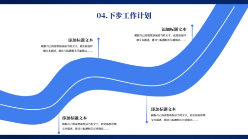蓝色大气科技感企业年终总结项目汇报通用PPT模板