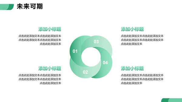 绿色扁平简约风农村振兴大学生三下乡纪实PPT模板