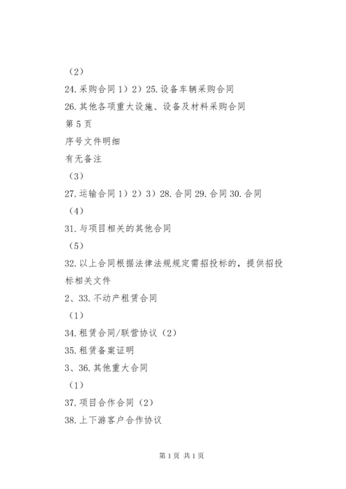 企业尽职调查清单 (2).docx