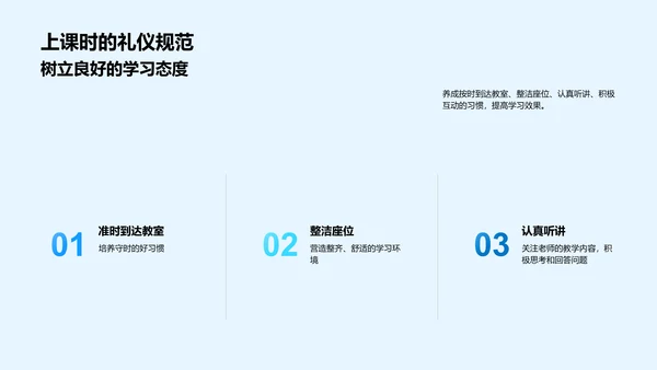 礼仪素养提升指南PPT模板
