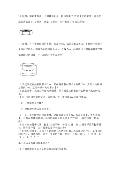 六年级小升初数学解决问题50道及答案1套.docx