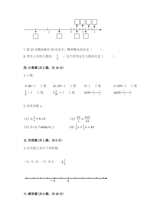 冀教版小学六年级下册数学期末综合素养测试卷（历年真题）.docx