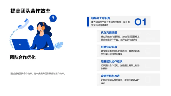 团队月度工作总结报告PPT模板