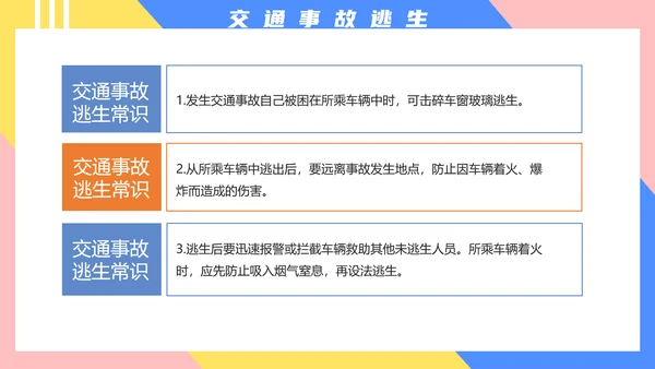 小学生交通安全知识培训PPT模板