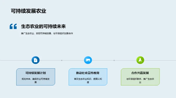 绿色革命：农场的生态转型