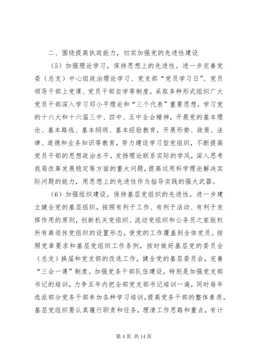 局“十一五”期间党建工作意见.docx