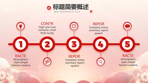 大气商务活动启动仪式会议开幕仪式PPT面