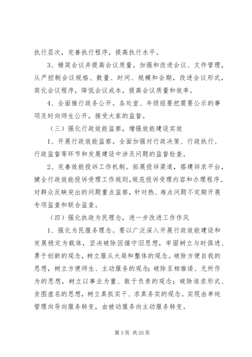 行政效能建设方案 (5).docx