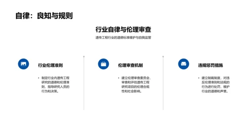 遗传工程伦理挑战PPT模板