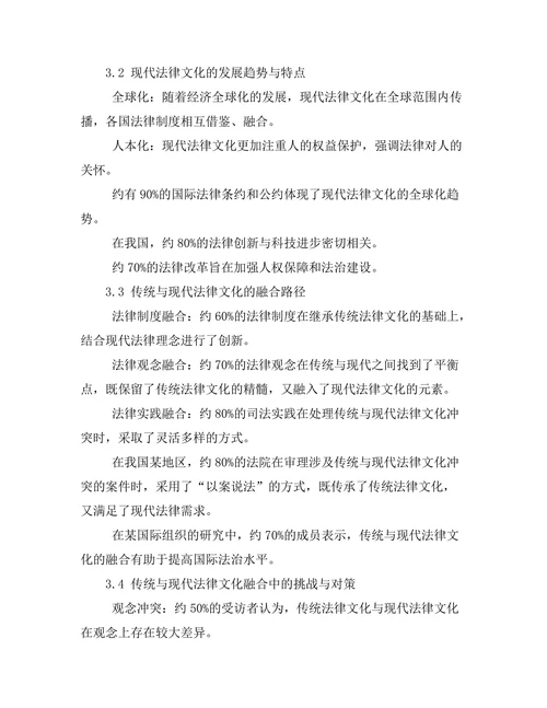 传统与现代法律文化的融合