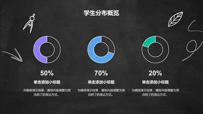 创意风黑板PPT列表