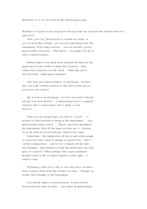 MBA英语模拟试题(DOC-14页).docx