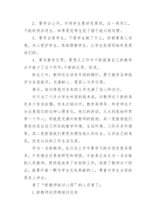 新教师培训心得3篇_教师入职培训心得体会_3.docx