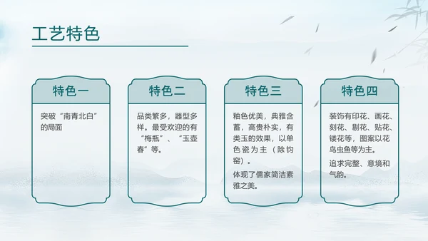 宋瓷古董艺术品介绍ppt模板