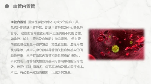 集束化干预在静脉导管相关血流感染的应用PPT模板