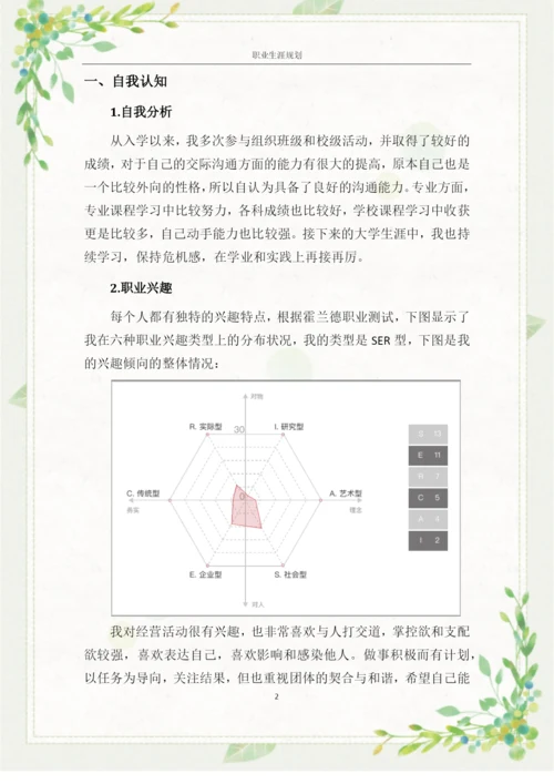 18页6100字软件工程专业职业生涯规划.docx