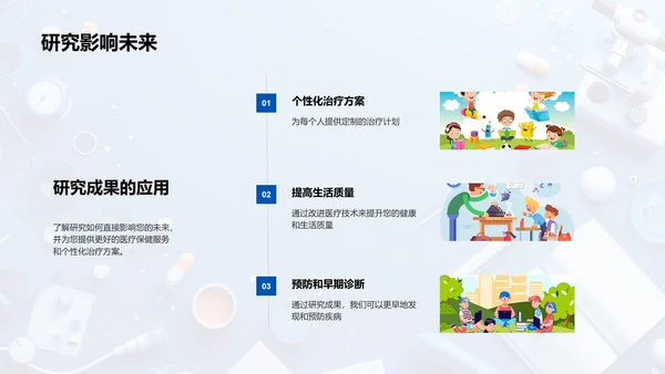 医学探索讲座PPT模板