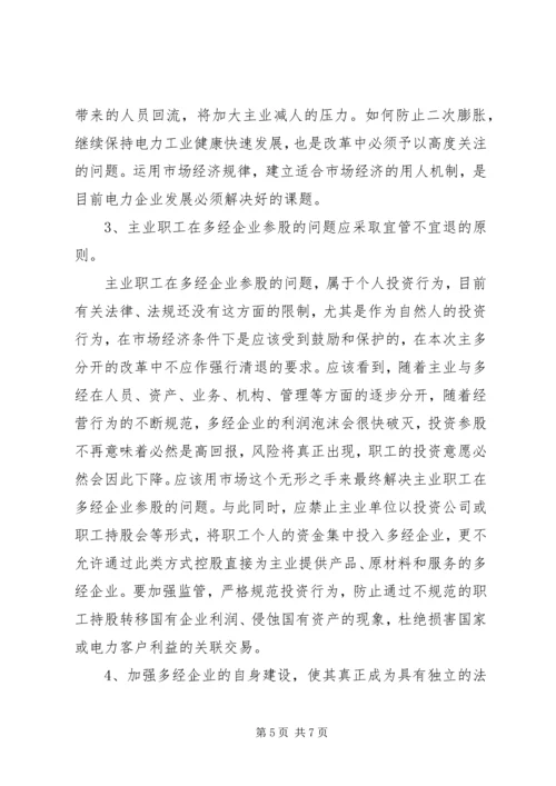 和谐发展电力调研报告.docx