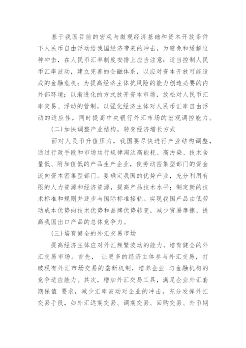 国际金融毕业论文.docx