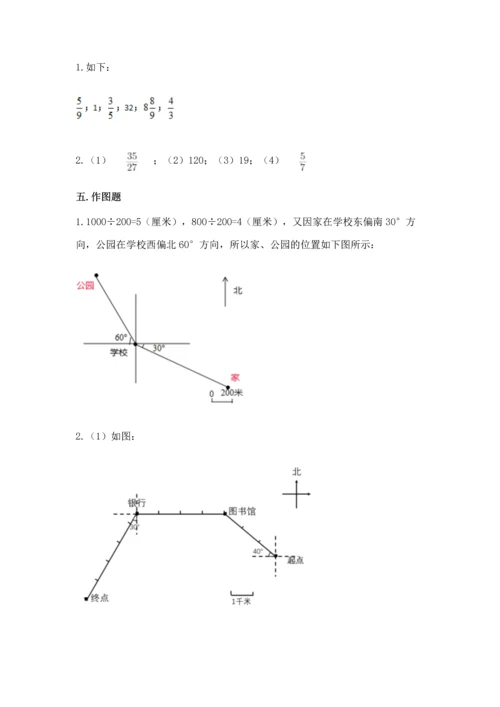 人教版六年级上册数学期中测试卷精品（典优）.docx