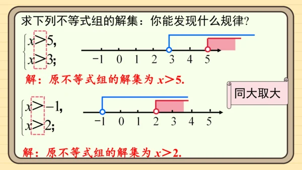 11.3 一元一次不等式组 课件（共29张PPT）2024-2025学年度人教版数学七年级下册