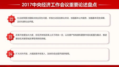 中央经济工作会议93个重要论述PPT模板