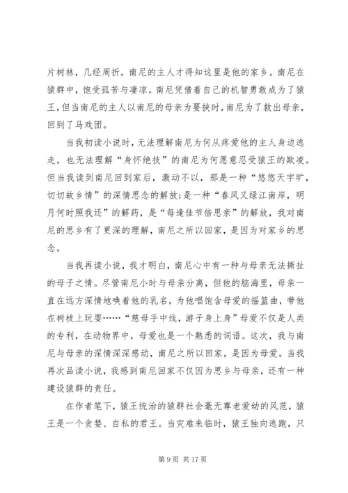 戴银铃的长臂猿读后感.docx