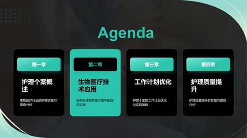 绿色科技风护理个案汇报PPT