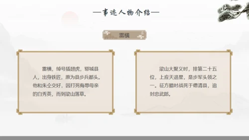 《水浒传》宋江人物解析通用PPT模板