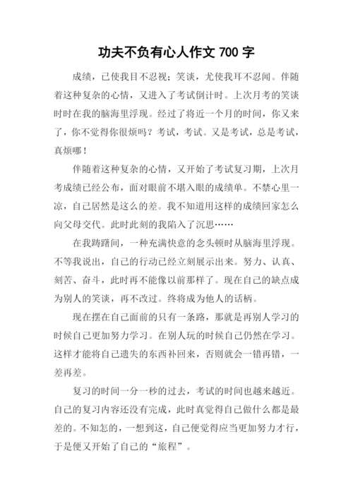 功夫不负有心人作文700字.docx