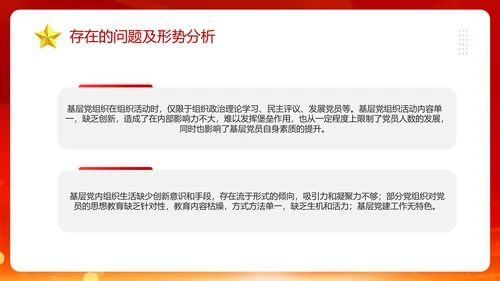 3月份群众生活会PPT模板