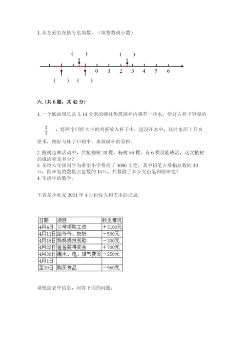 冀教版小升初数学模拟试题附答案【预热题】.docx