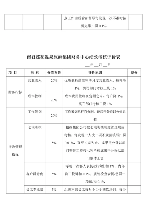 旅游集团绩效考评实施专题方案.docx